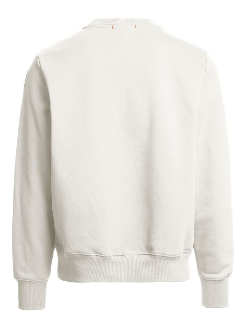 PARAJUMPERS logo-patch crew-neck sweatshirt outlook
