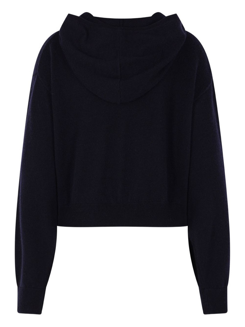 Allude zip-fastening hoodie outlook