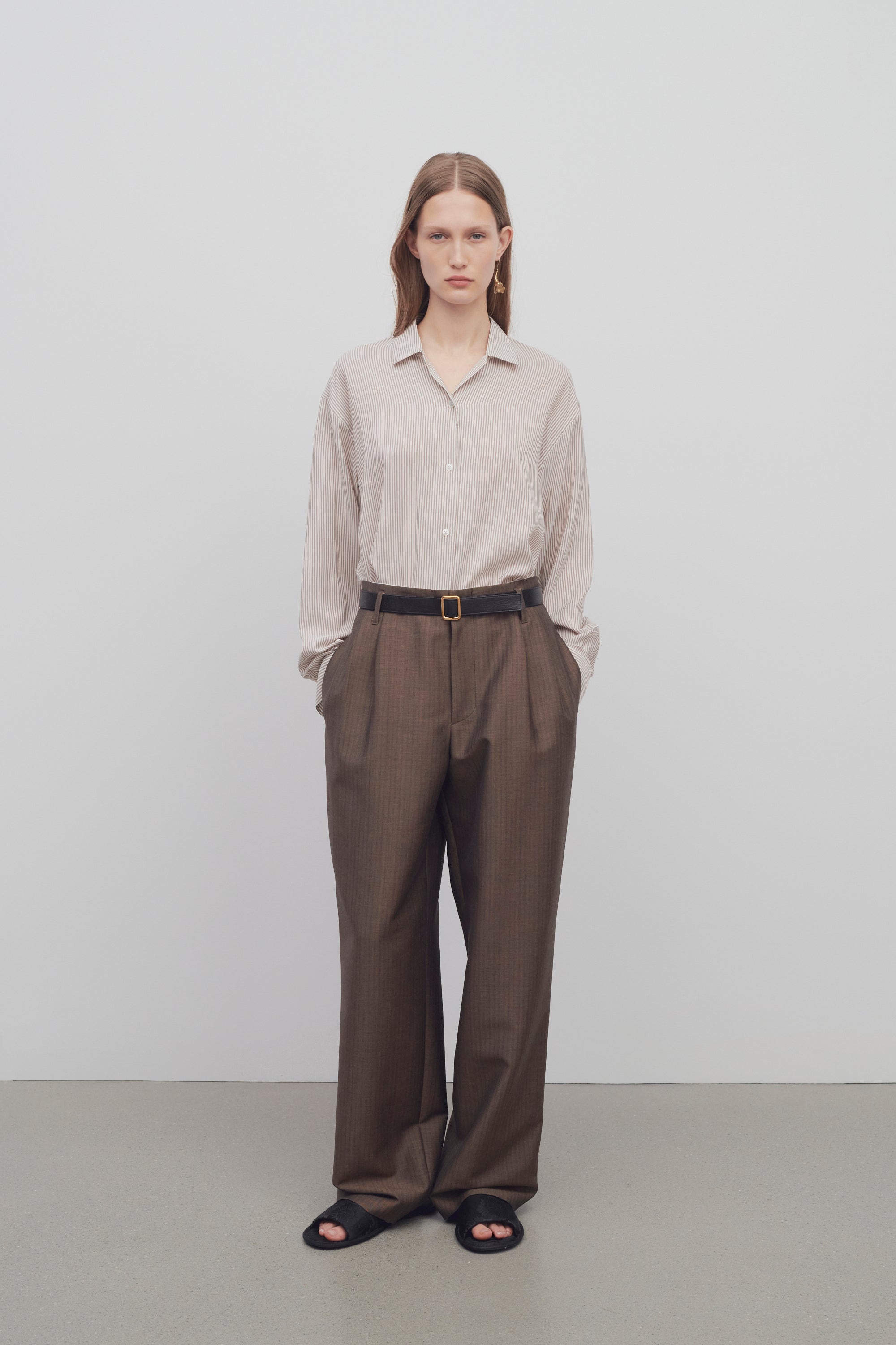 Lonan Pant in Mohair and Wool - 3
