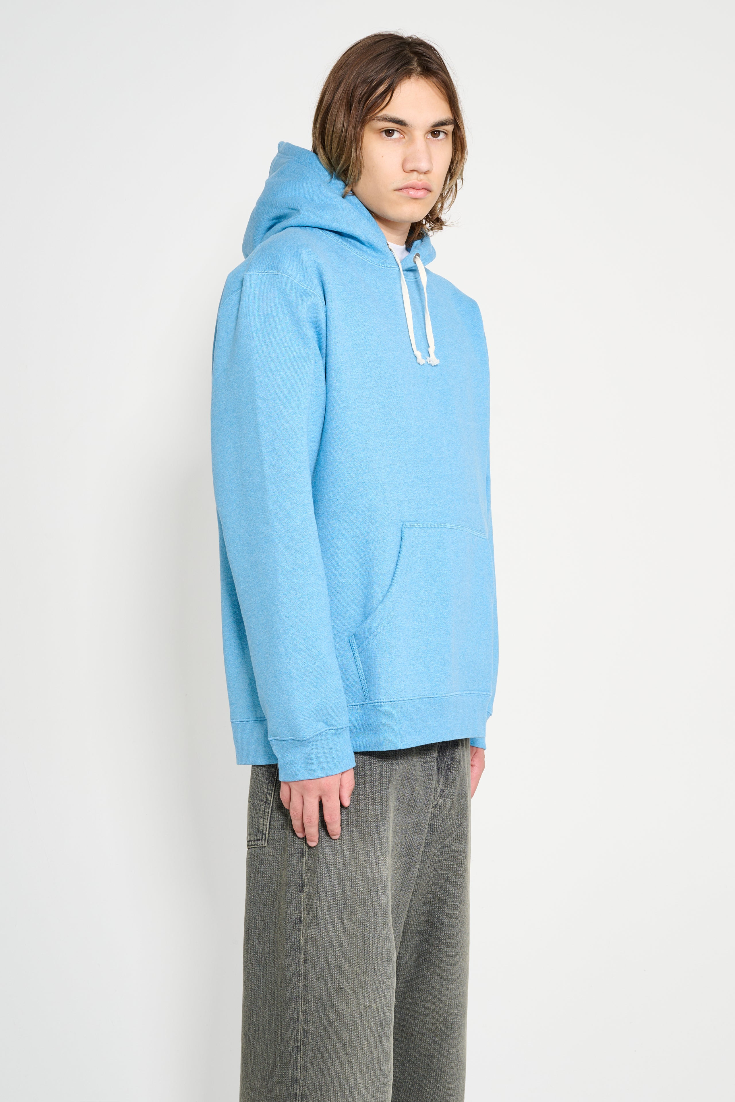 NIKE SB PREMIUM SUSTAINABLE FLEECE HOODIE DUTCH BLUE / PURE - 4