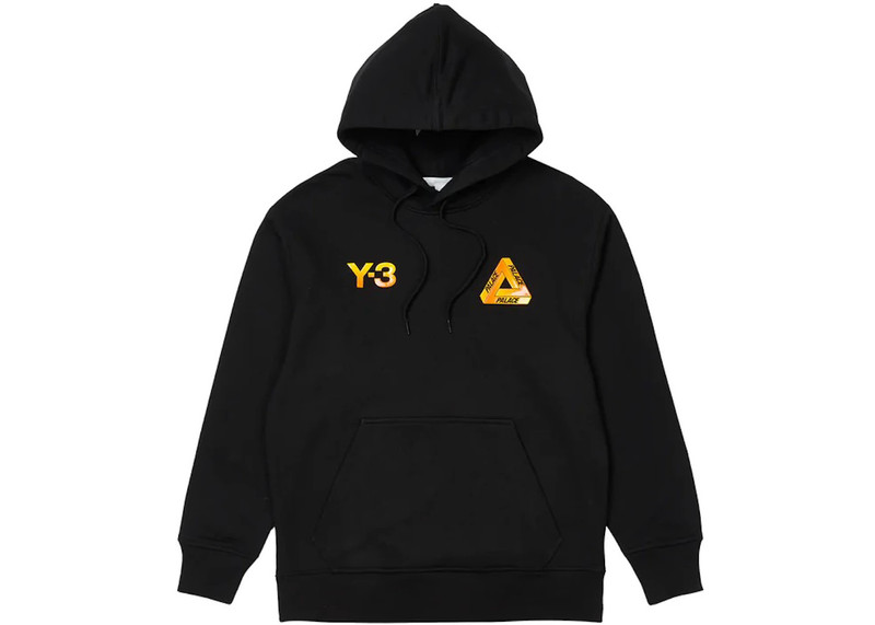 PALACE Palace Y-3 Logo Hoodie Black outlook