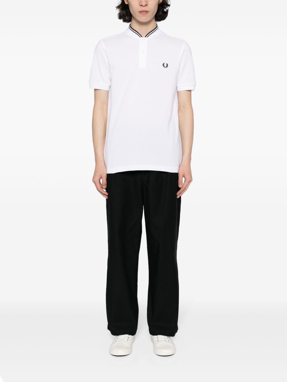 logo-embroidered polo shirt - 2