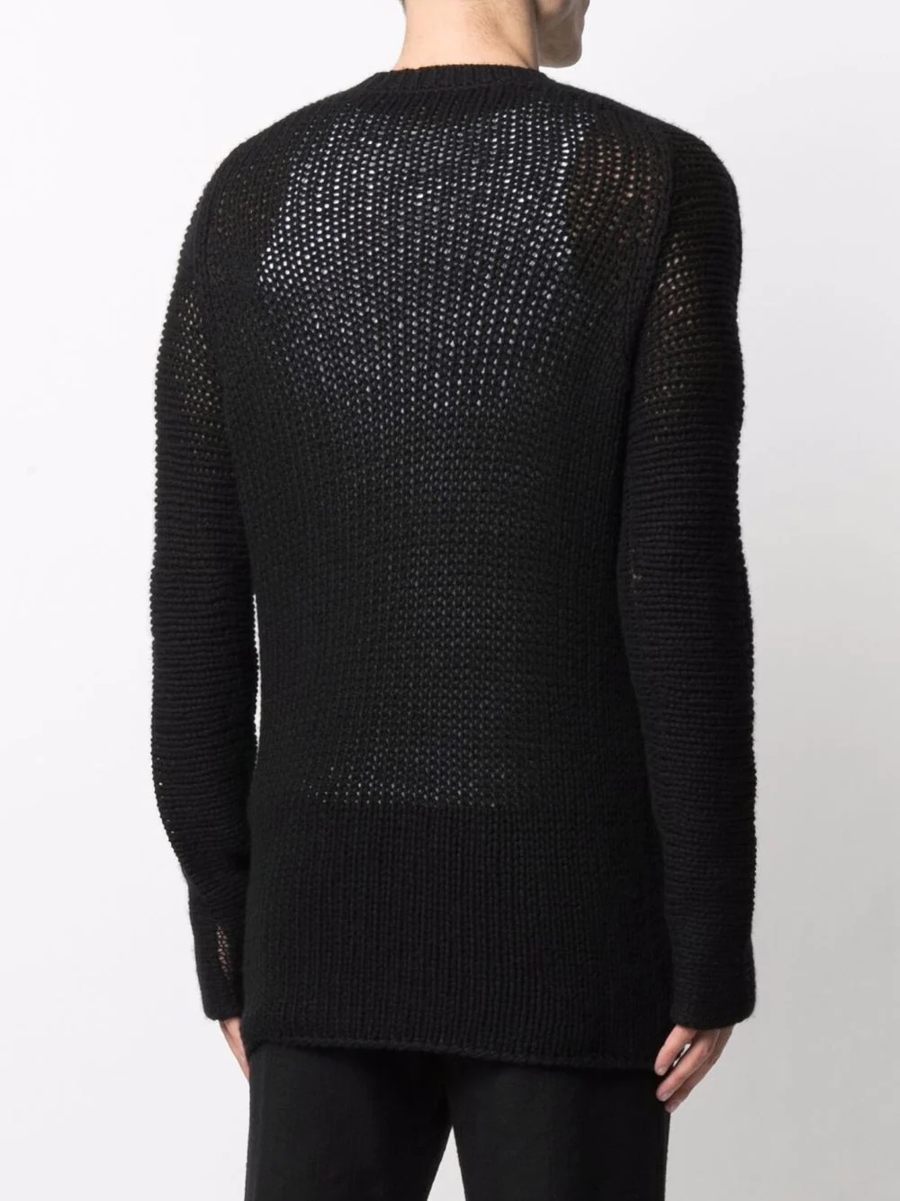 knitted wool jumper - 4