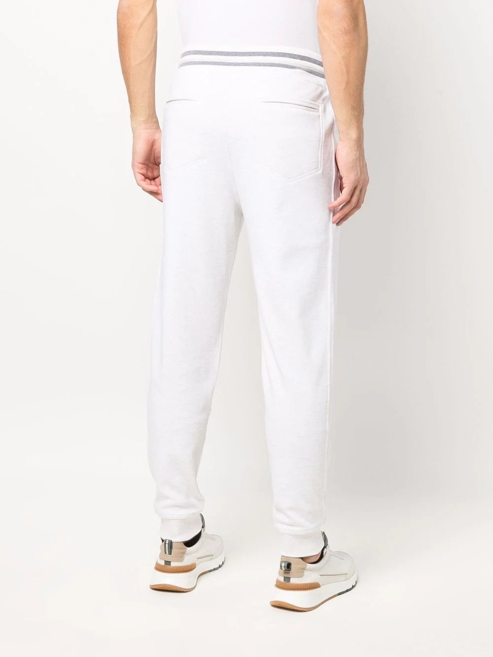 drawstring-waist track pants - 4