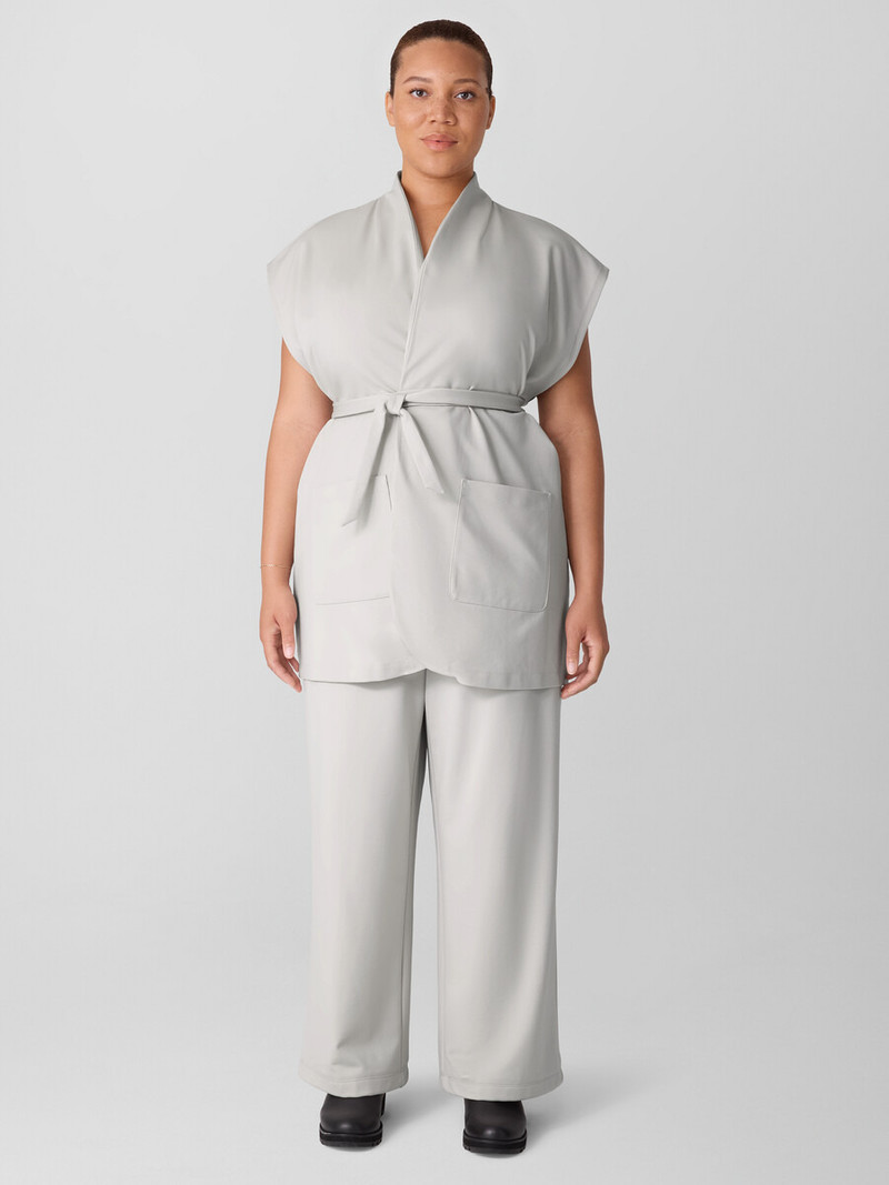 Washable Flex Ponte High Collar Vest 6
