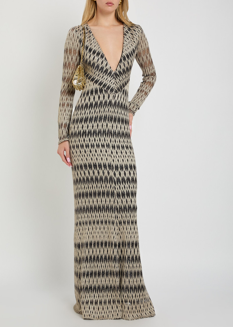 Missoni Patterned Fine-knit Maxi Dress 4