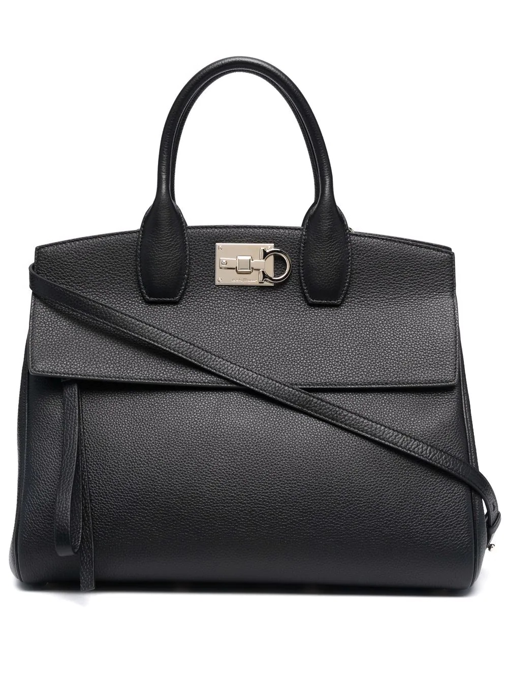 Gancini leather tote bag - 1