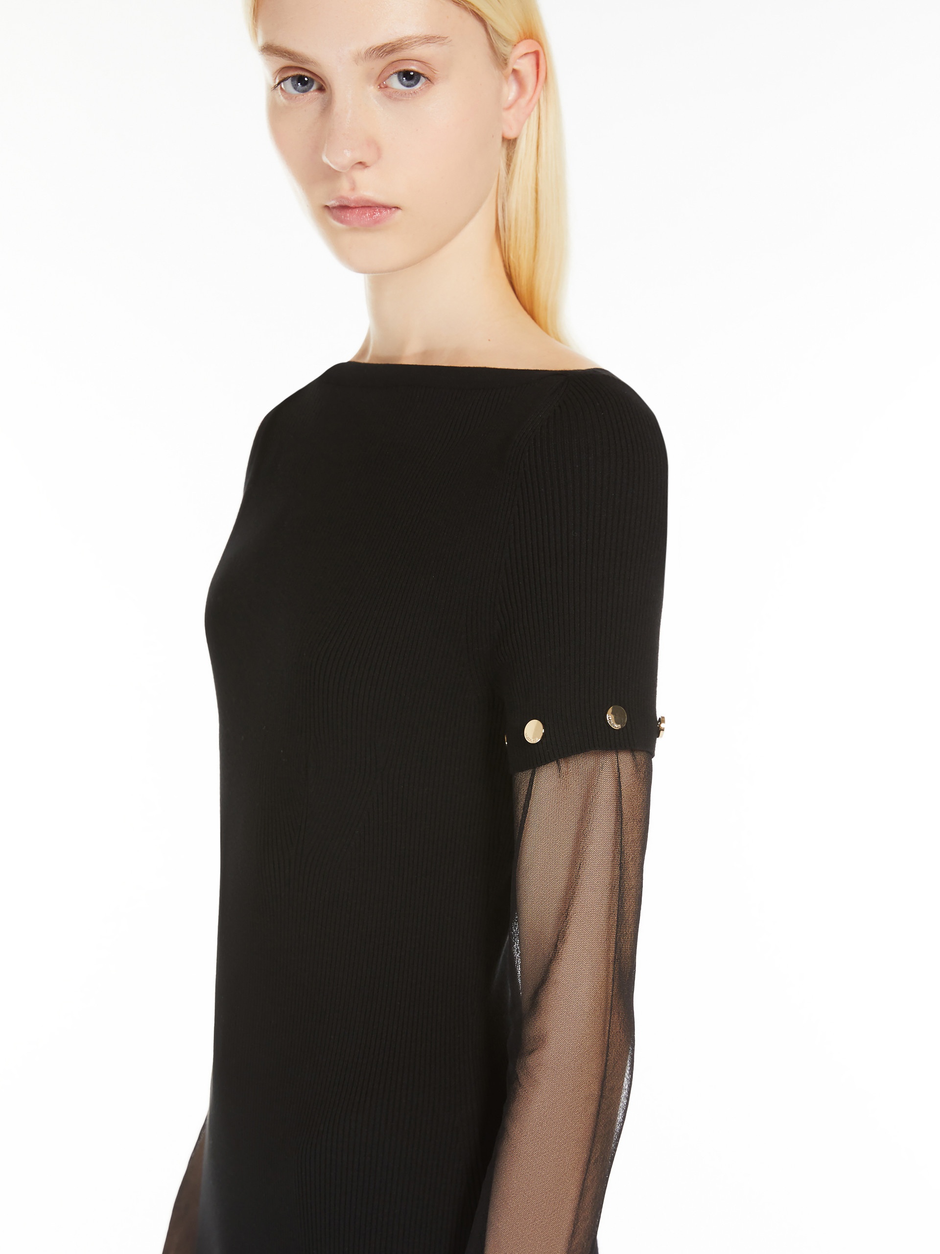 GRAZIA Stretch viscose long dress - 5