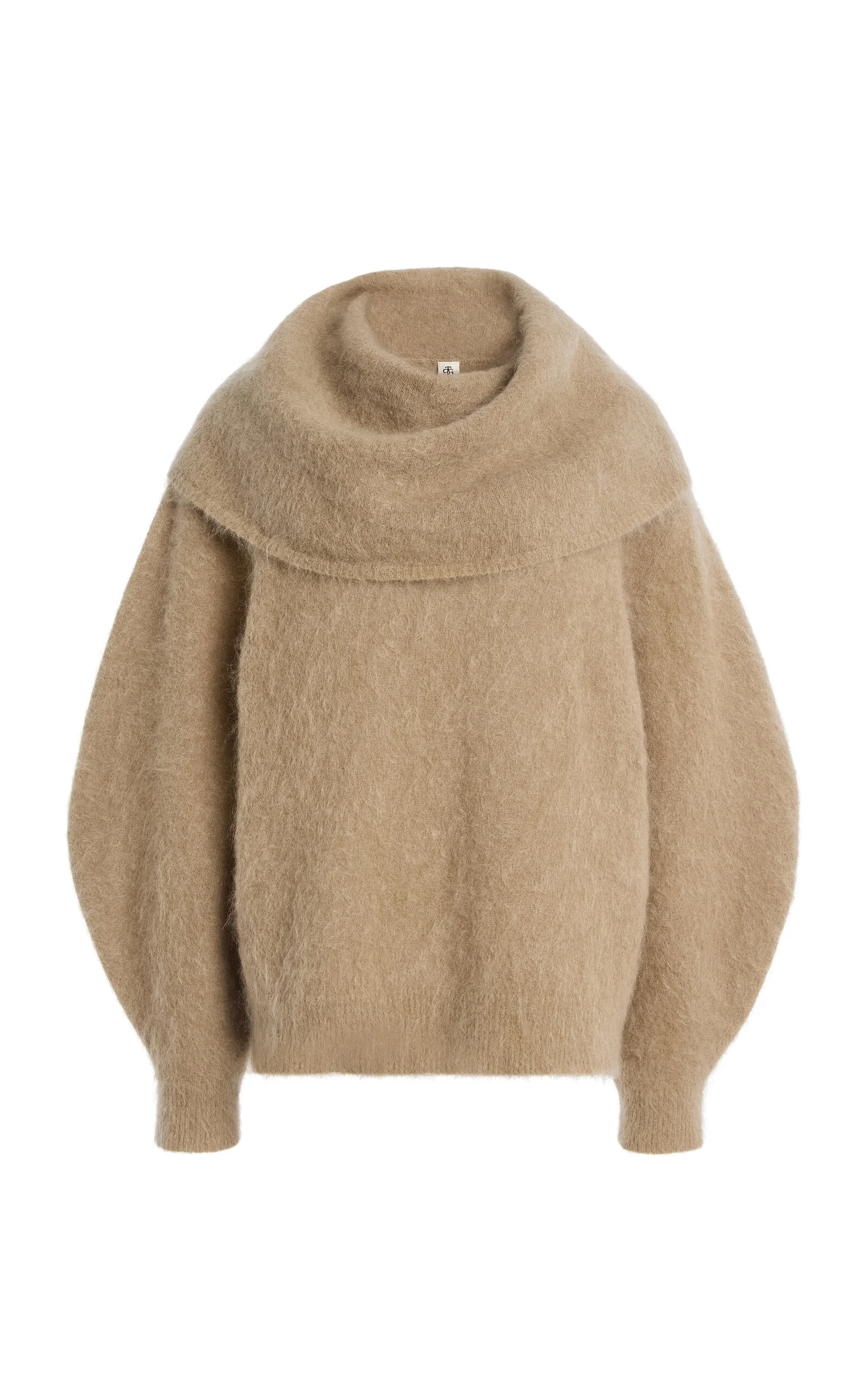Roma Draped Knit Sweater - 1