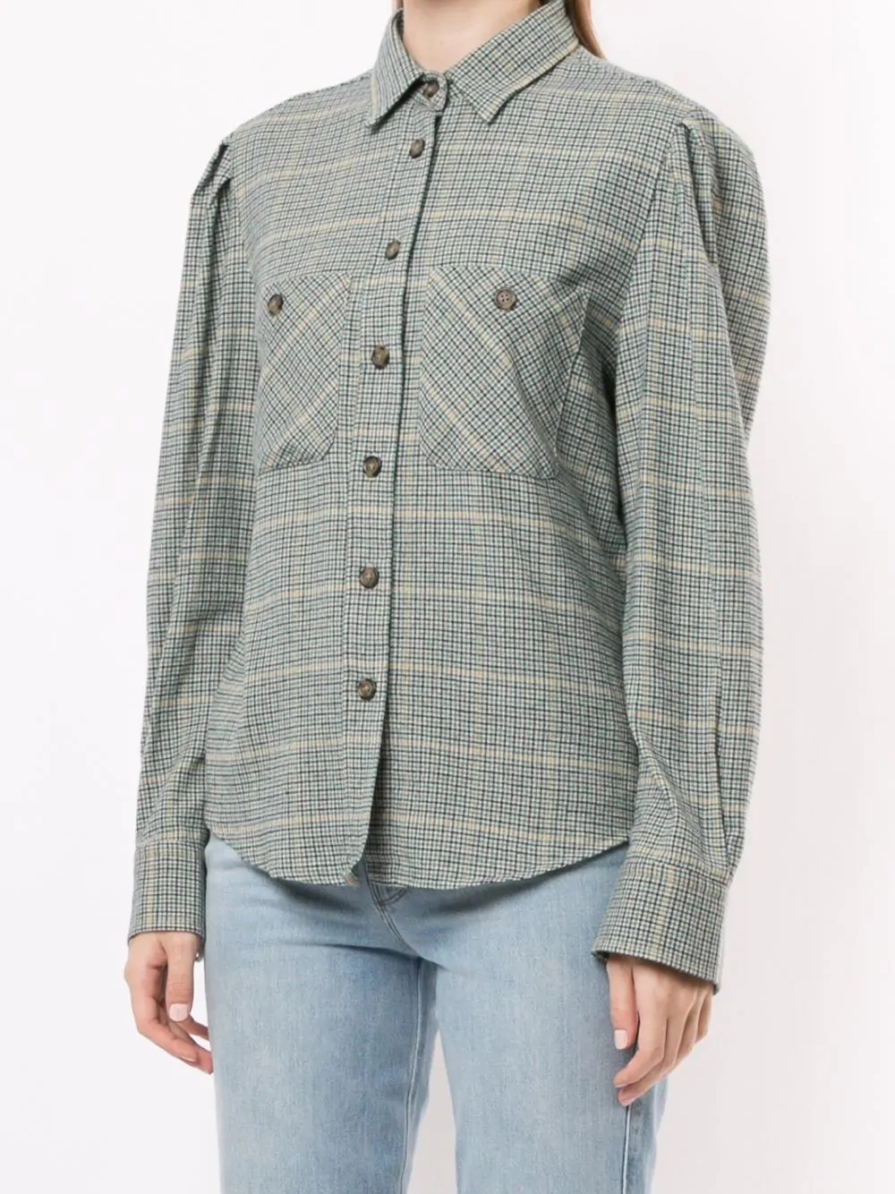 Falco checked long-sleeved shirt - 3