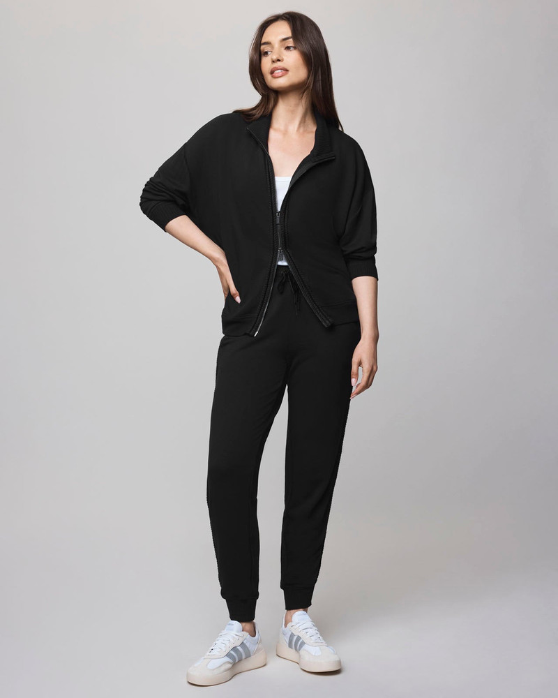Splendid Supersoft Trim Zip Up Sweater Using LENZING™ECOVERO™ Fibers outlook