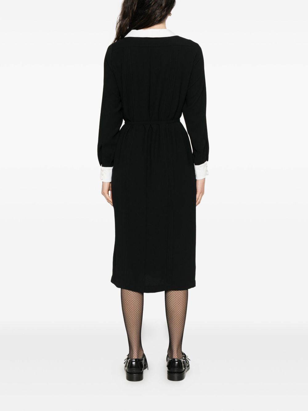 Peter-Pan collar dress - 4
