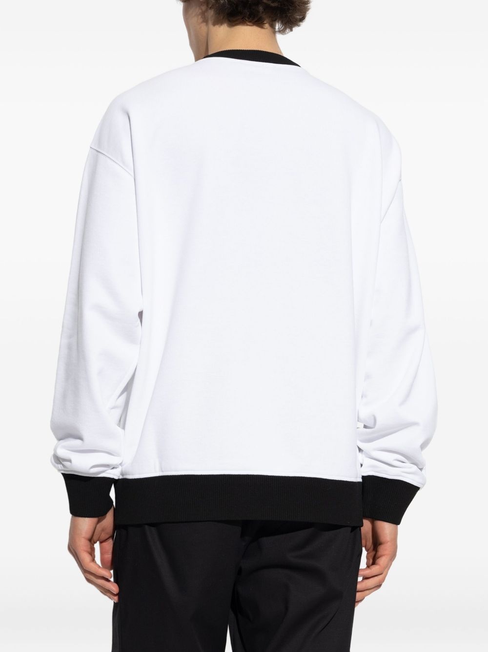 baroque-print sweatshirt - 4