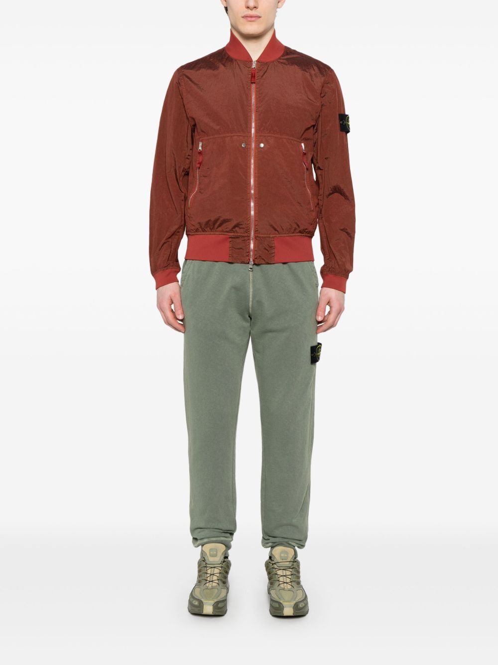 Compass-badge bomber jacket - 2