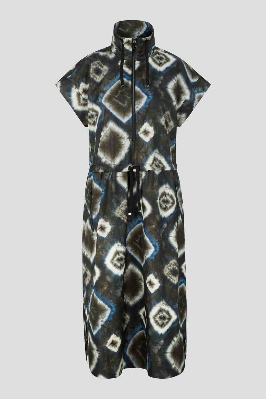 GLORIA MAXI DRESS IN BROWN/BLUE - 1