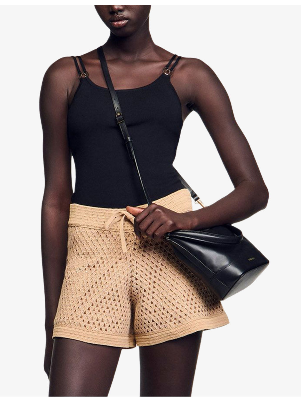 Ring-Embellished Scoop-Neck Stretch-Jersey Body - 2