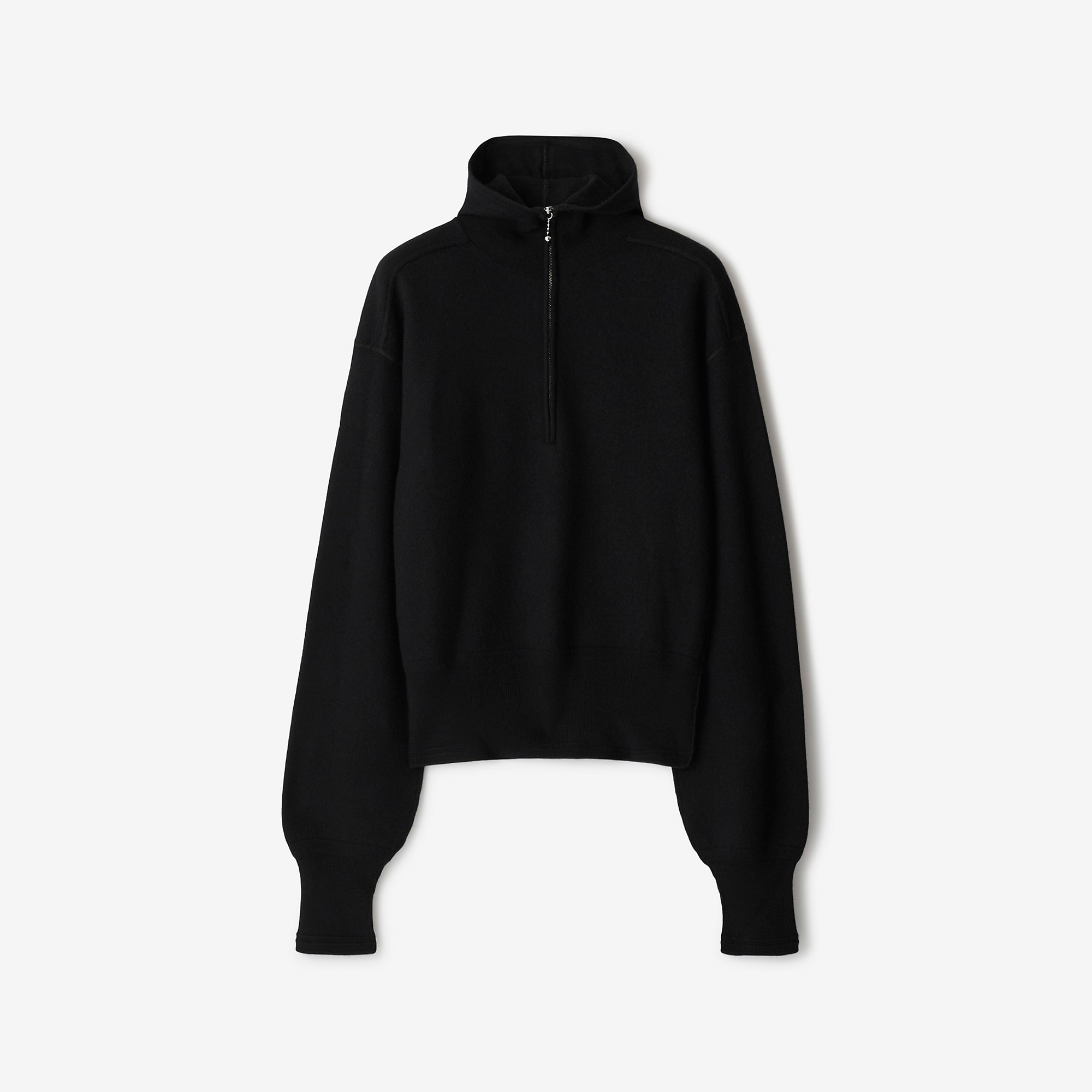 Wool Half-zip Hoodie - 1