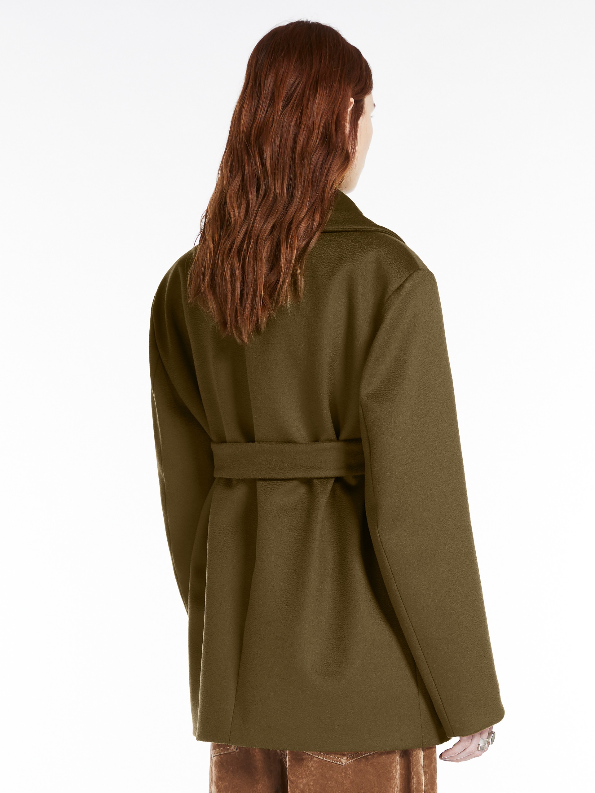 ORCHIS Oversized wool-blend pea coat - 4