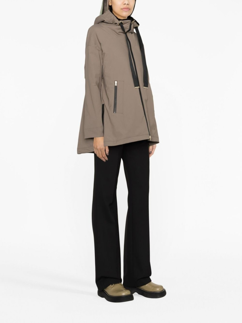 Herno Delon zip-up parka coat outlook