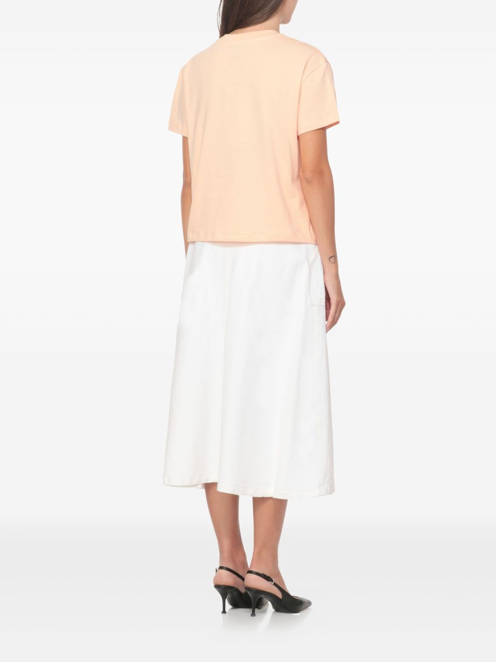 embroidered-logo T-shirt - 4