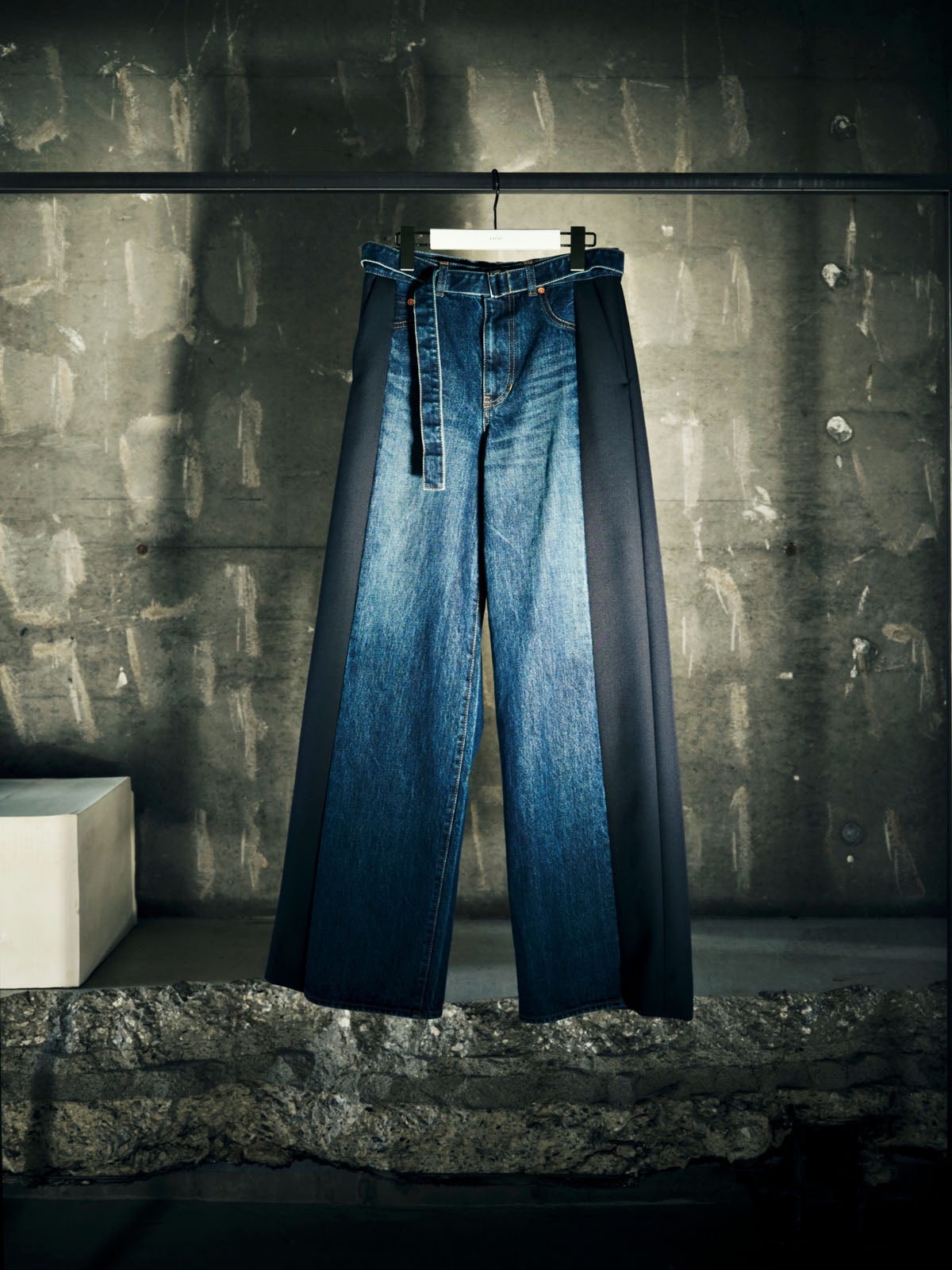 【sacai】Suiting x Denim Pants sacai Denim x Suiting Pants | REVERSIBLE