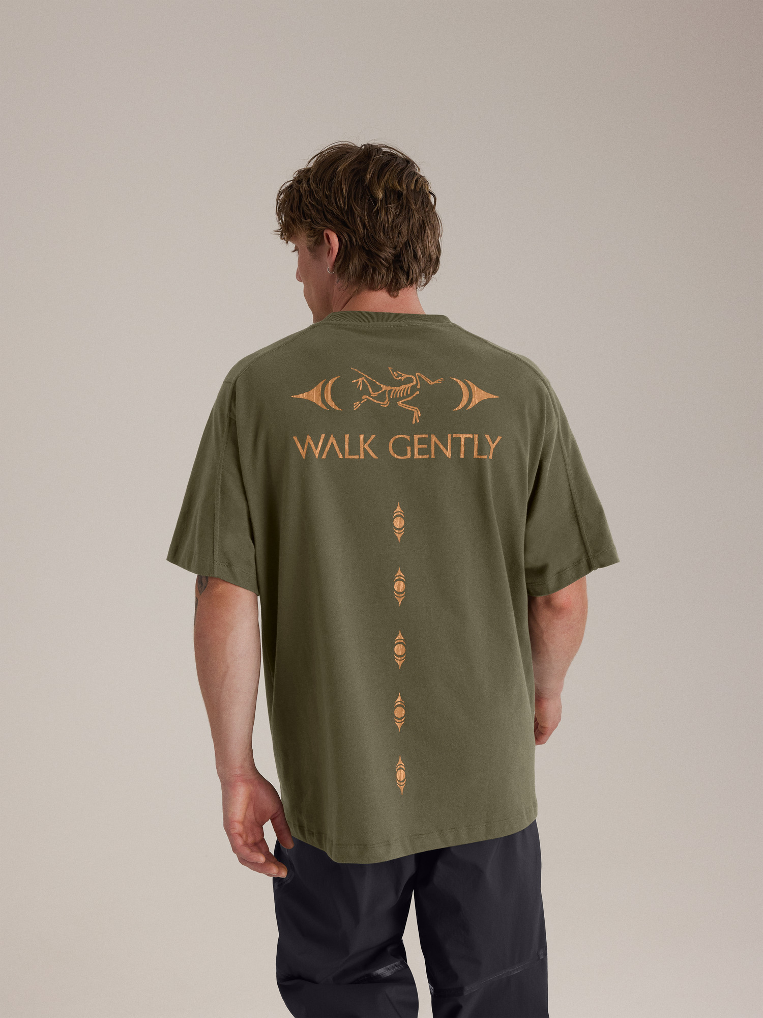Walk Gently Cotton Cedar Bark Shirt SS - 5