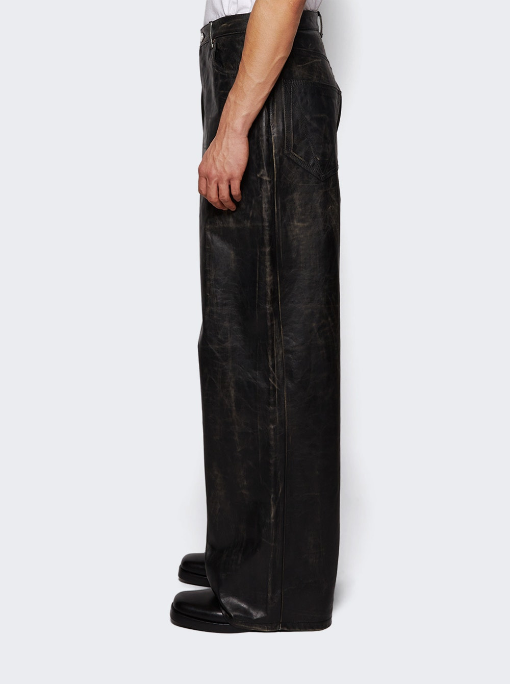 Distressed Pants Black - 4