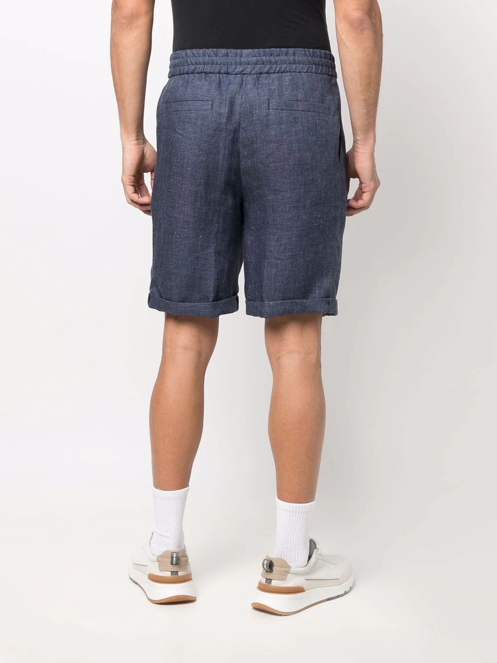 drawstring-waist bermuda shorts - 4