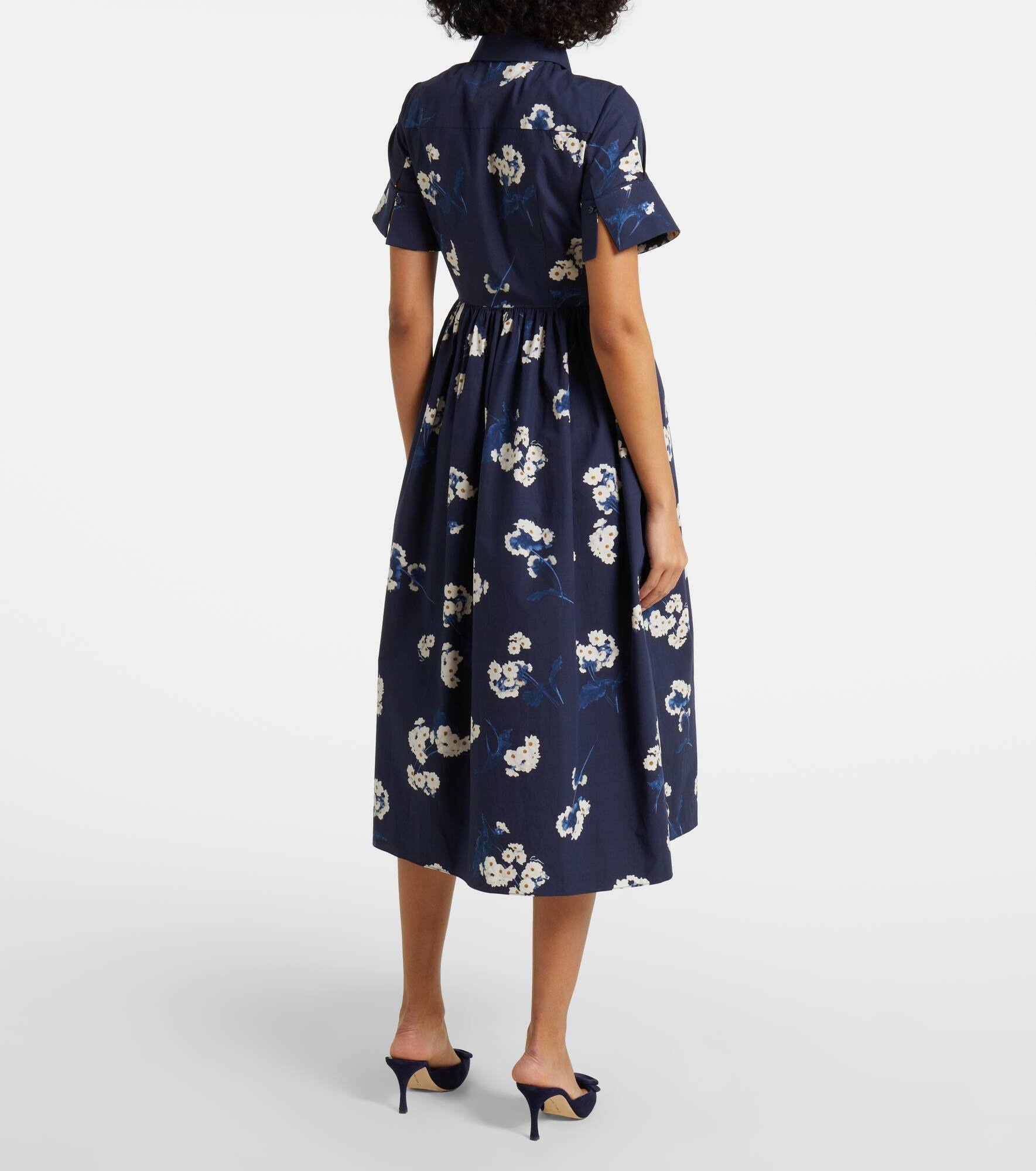 Cotton midi dress - 3