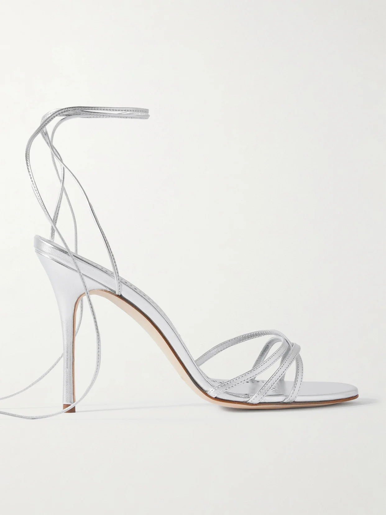 Leva 105 Metallic Leather Sandals - 1