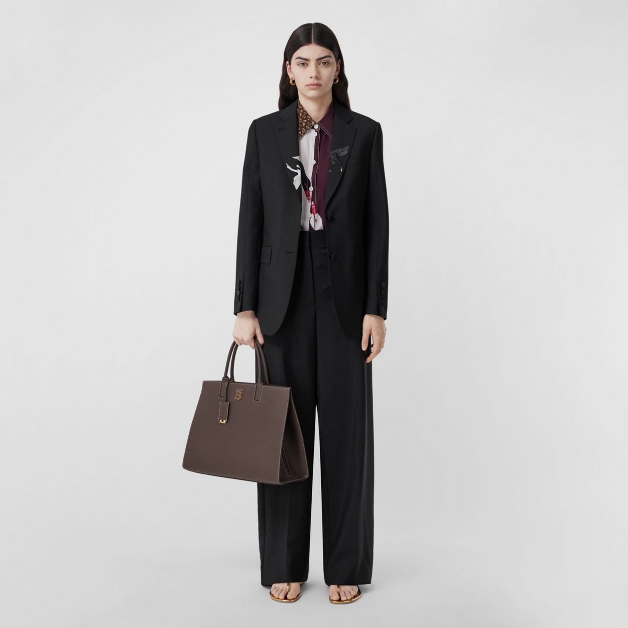 Medium Grainy Leather Frances Bag - 6