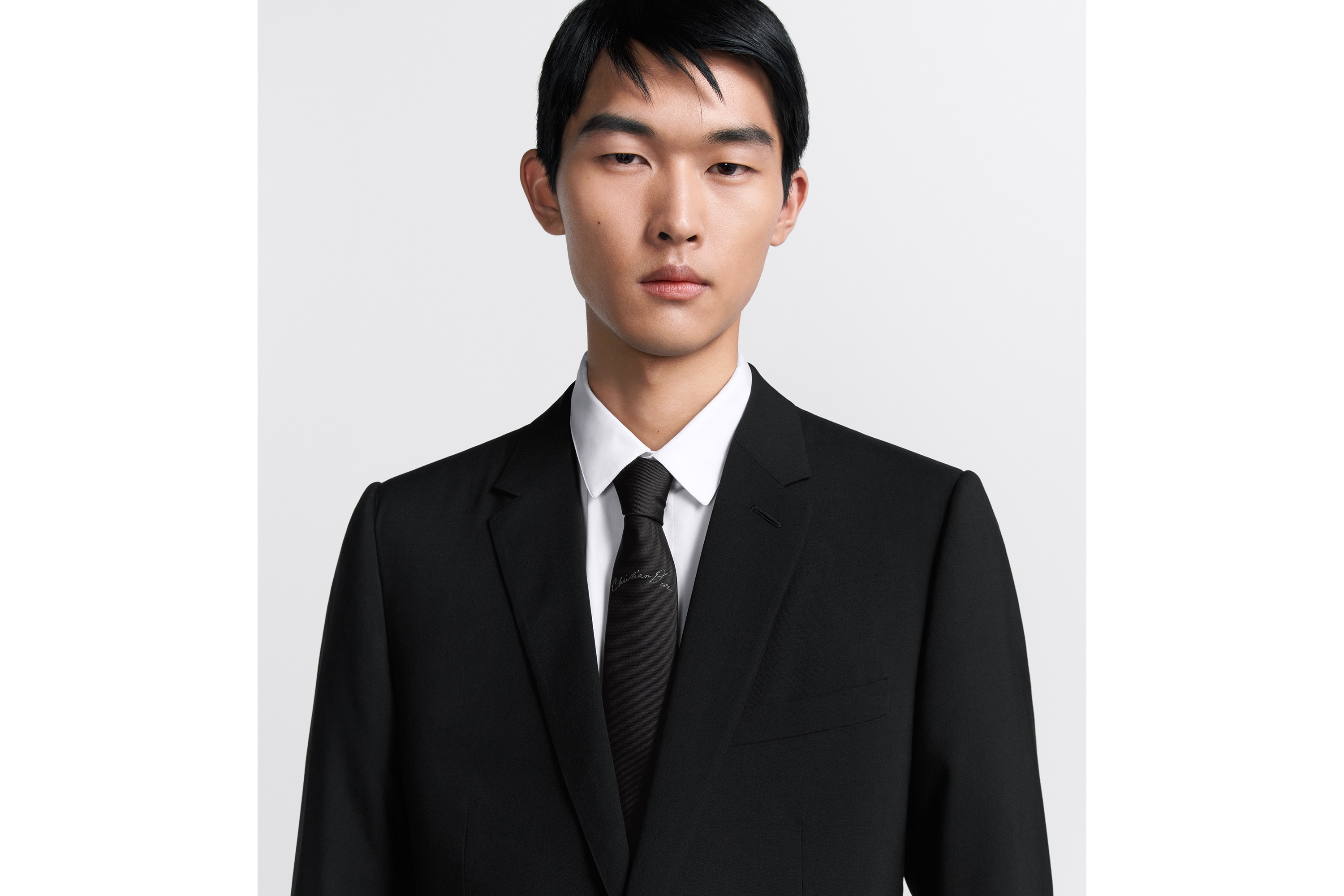 Tie with Handwritten Christian Dior Signature - 3