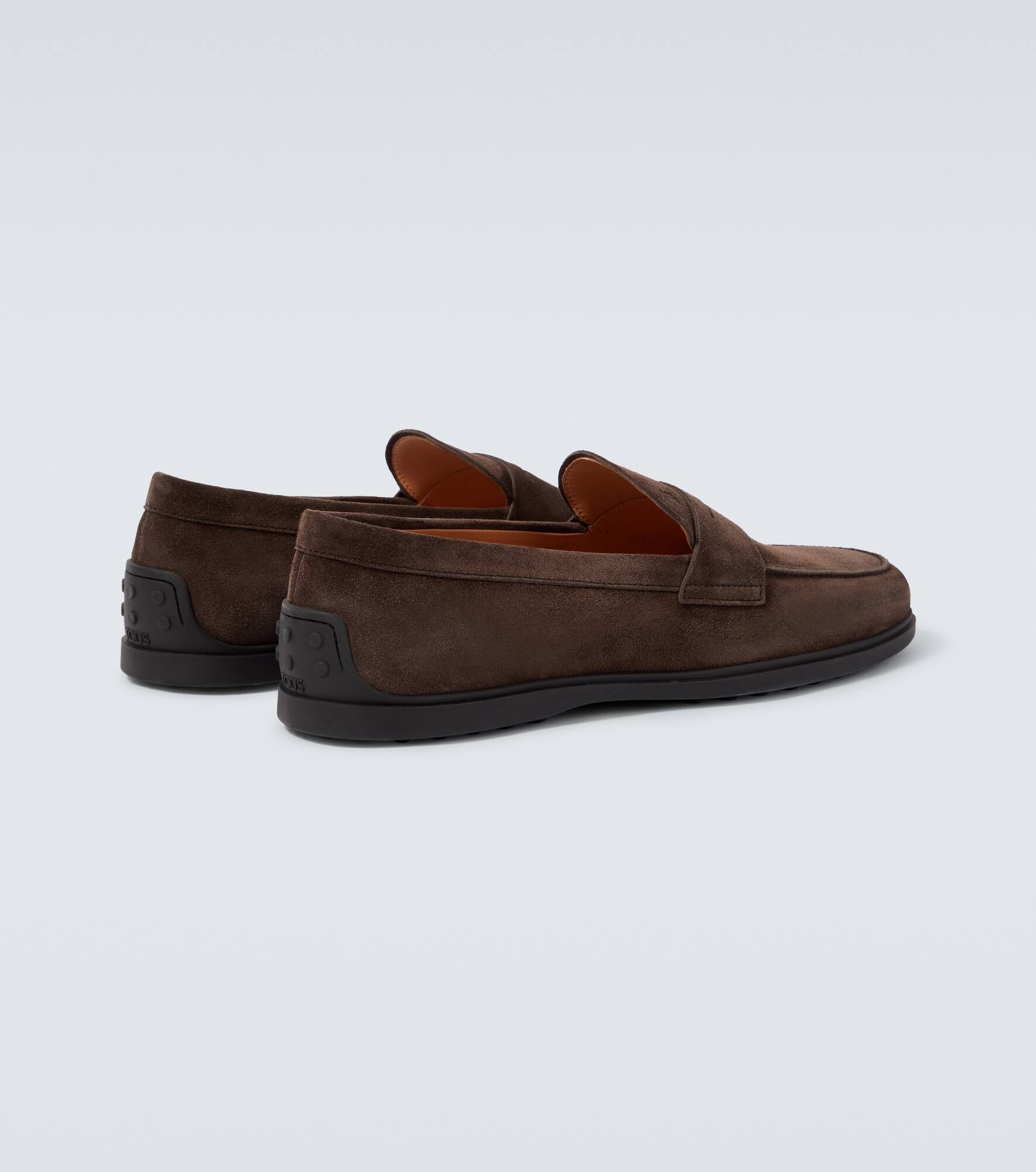 Suede penny loafers - 6