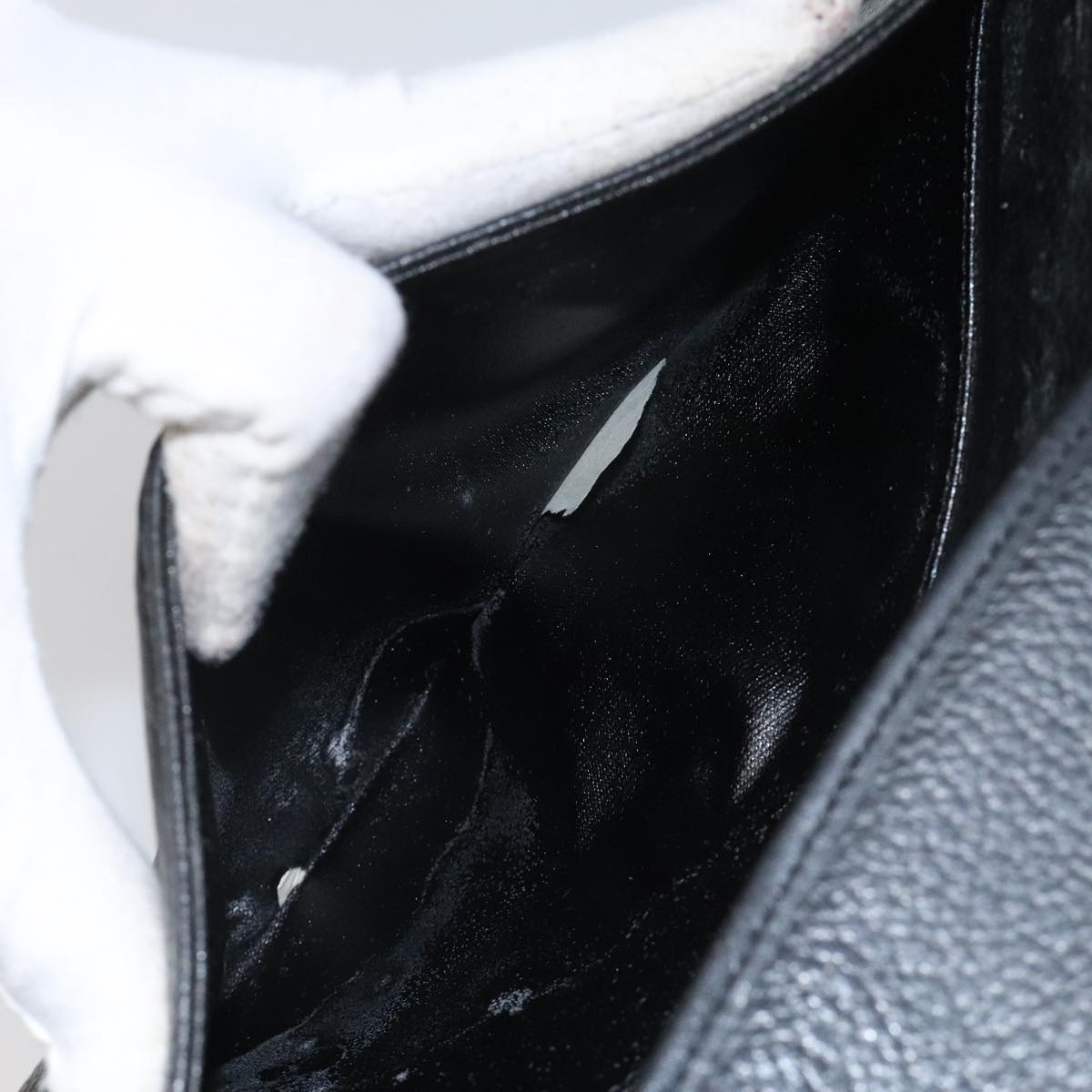Burberry Shoulder Bag Leather Black - 12