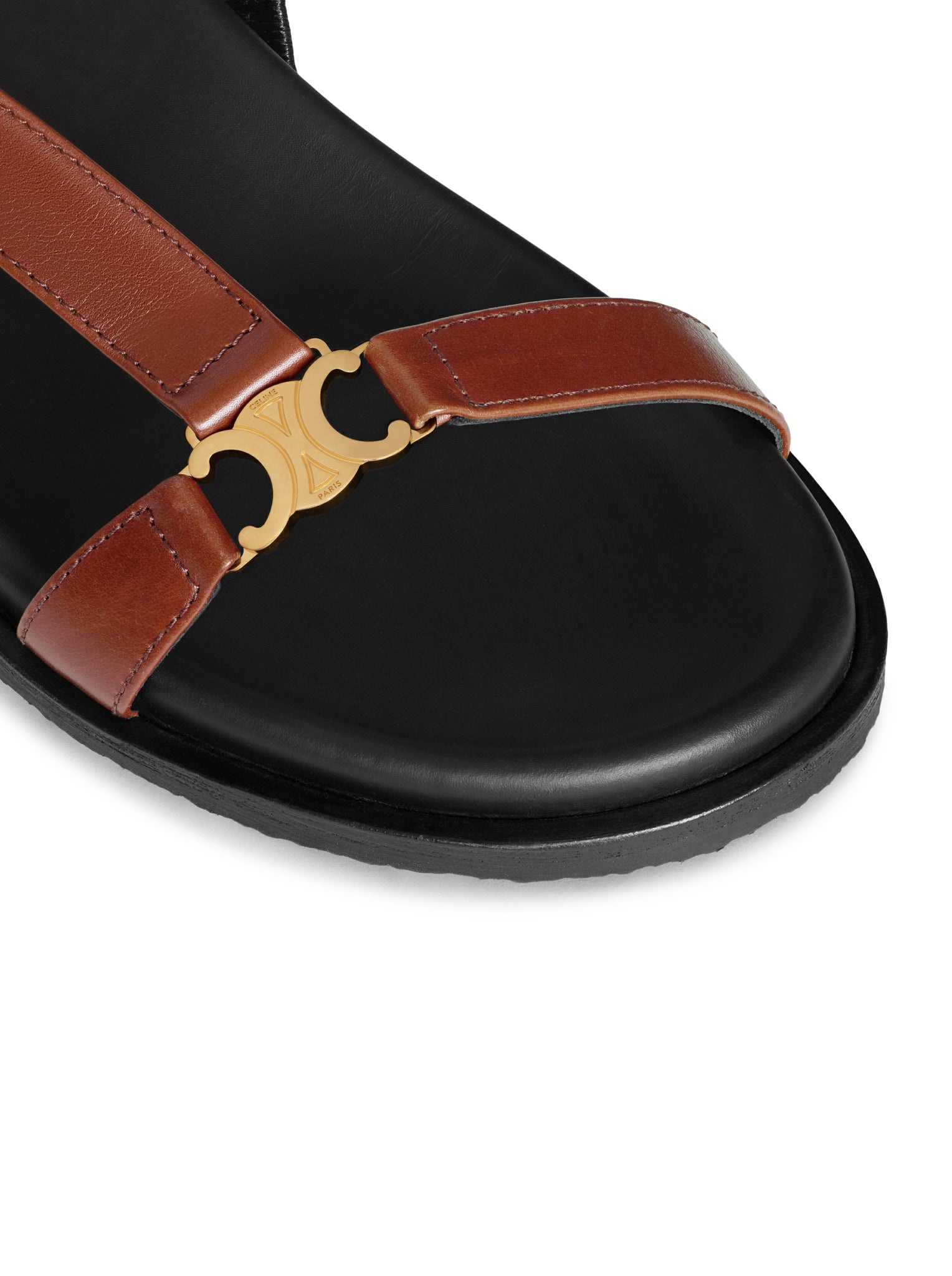 CELINE MAUD CELINE SANDAL WITH TRIOMPHE IN CALFSKIN
