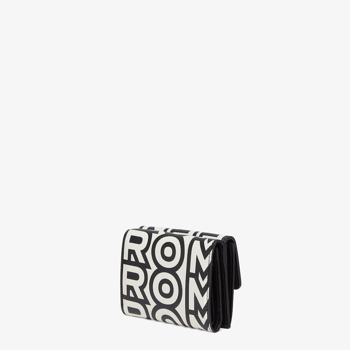Compact design Fendi Roma tri-fold wallet with a roomy internal bill compartment and three concealed 2