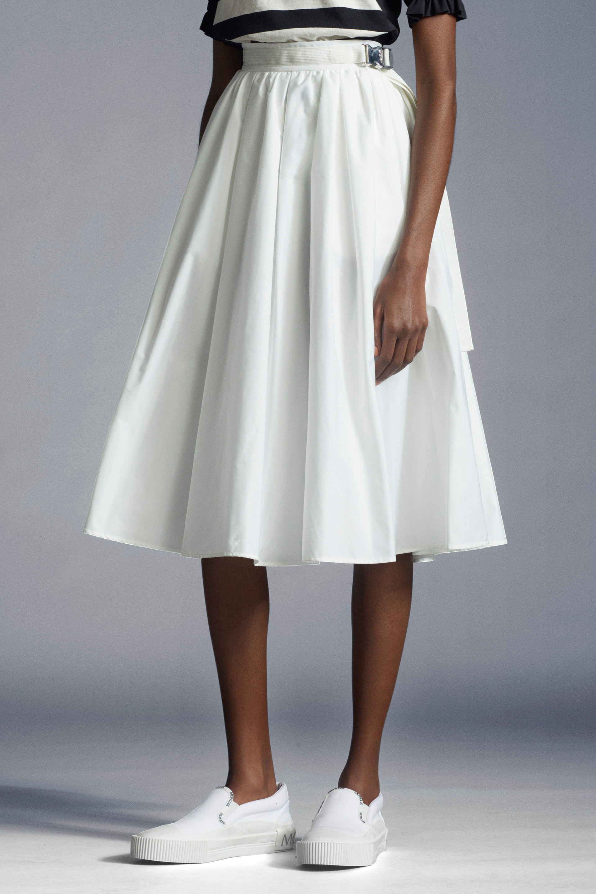 Gabardine Midi Skirt - 3