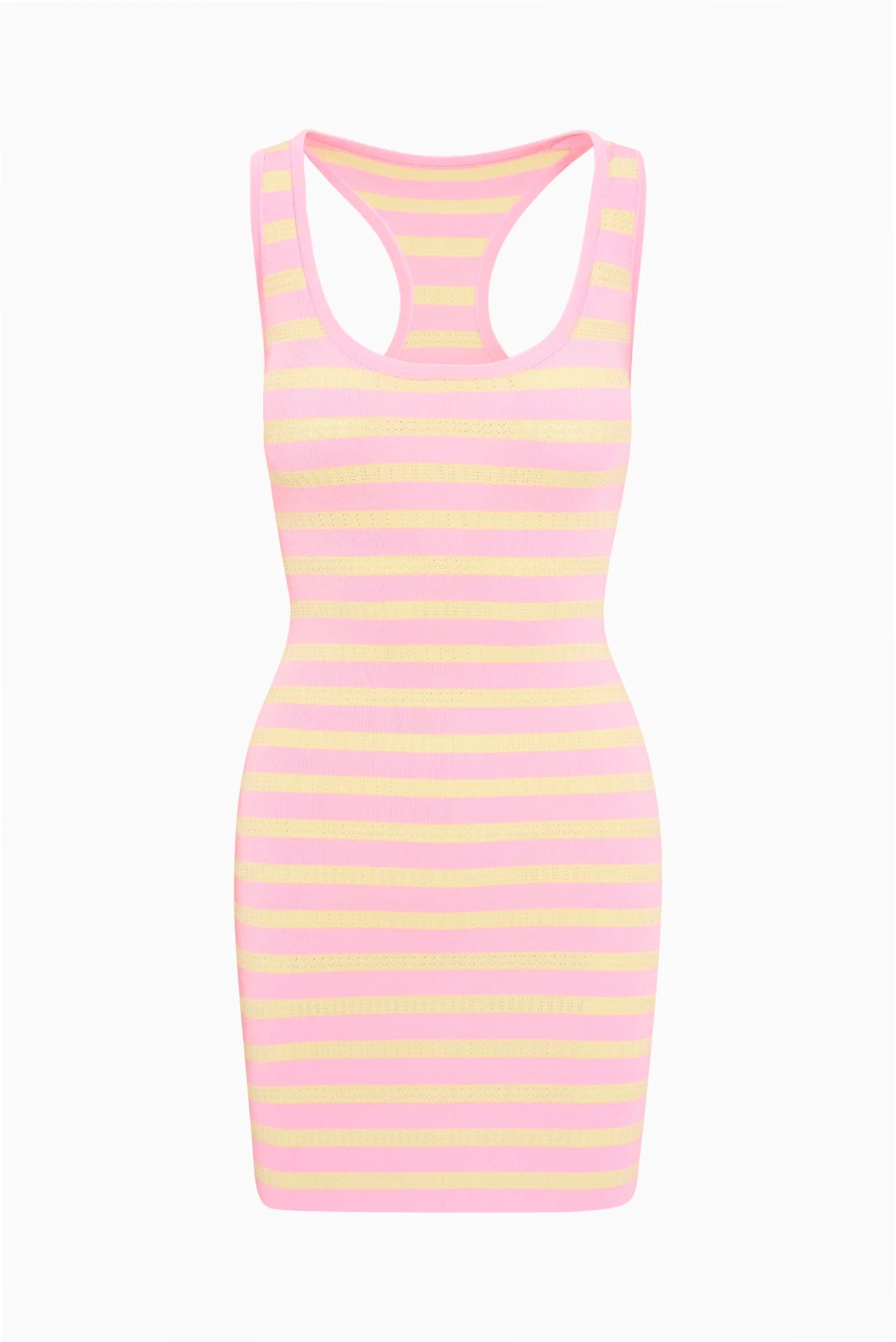 Gayle Striped Knit Tank Dress - 1