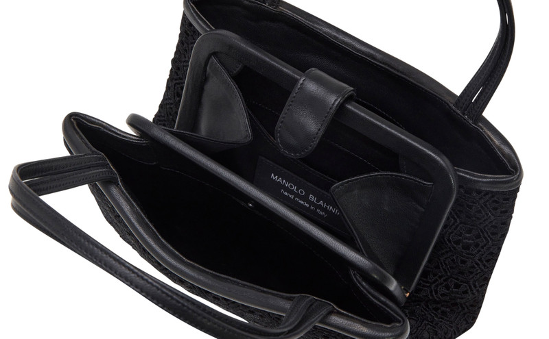 Black Lace Mini Handbag 4