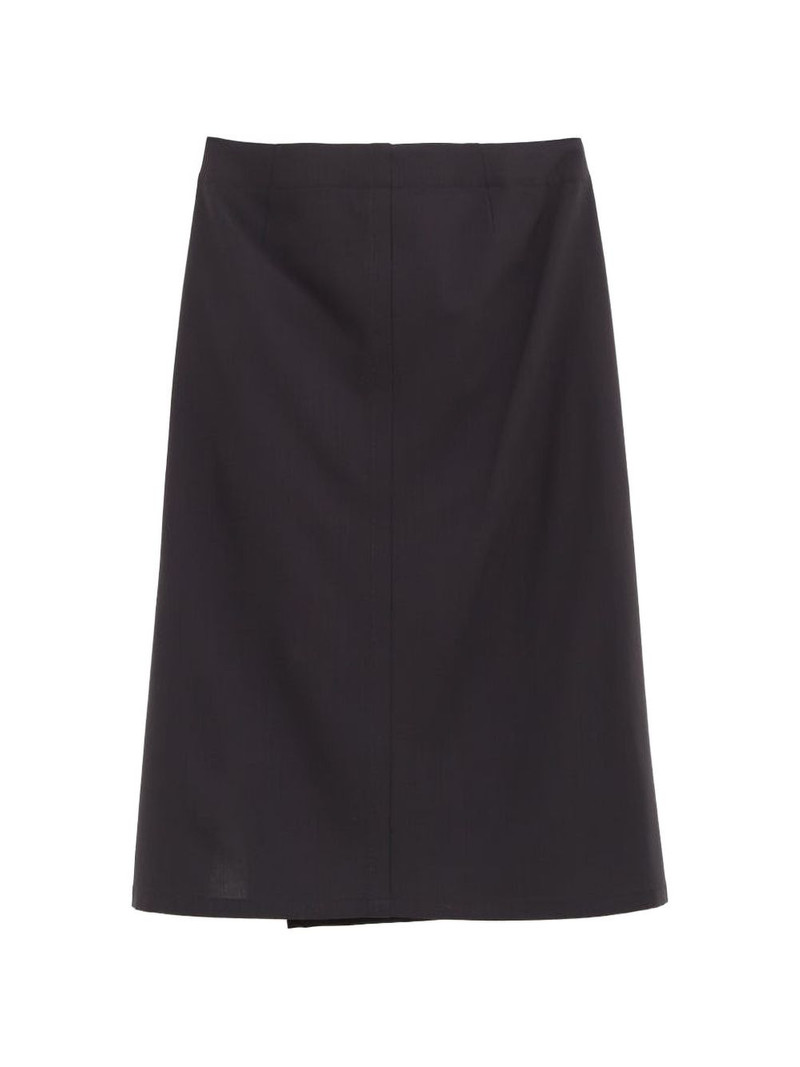 Lemaire zip-detail skirt outlook