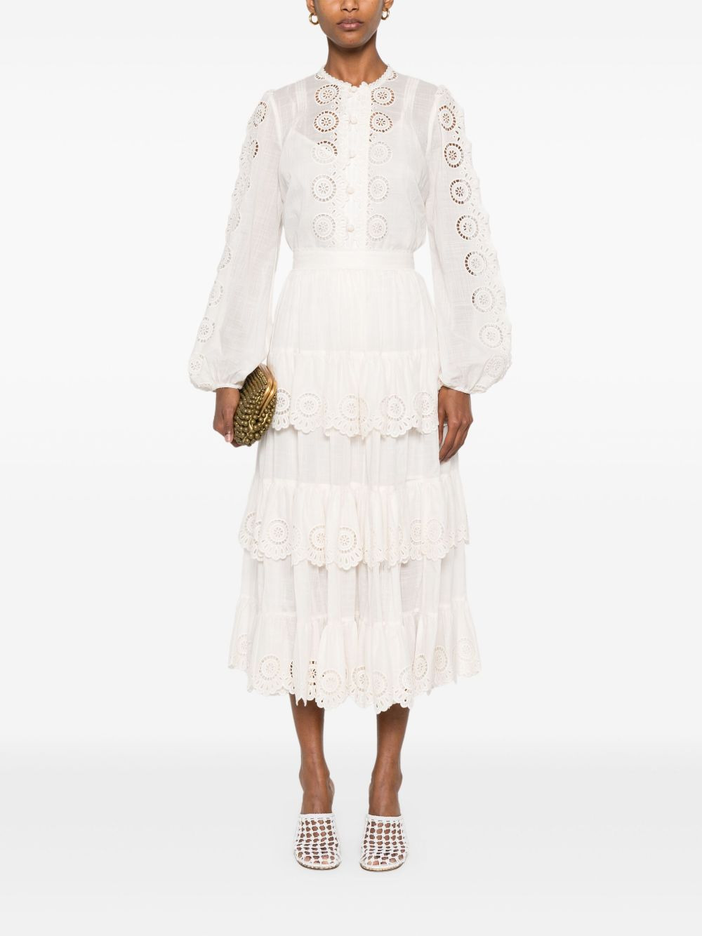 Zimmermann Shirts Ivory - 4