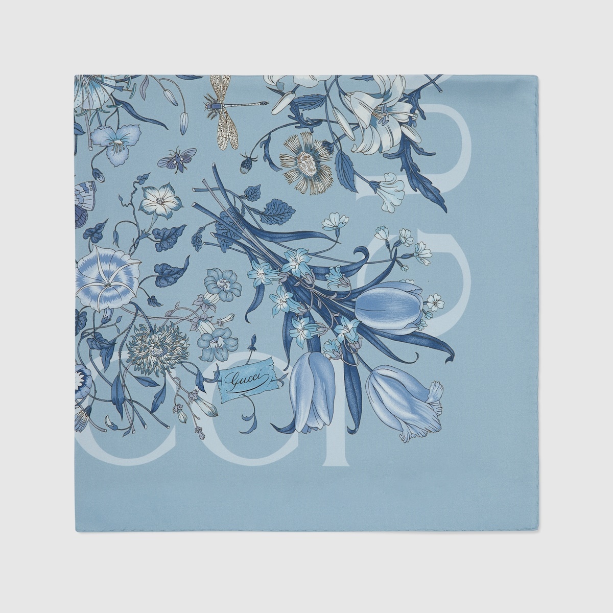 Printed silk carré - 2