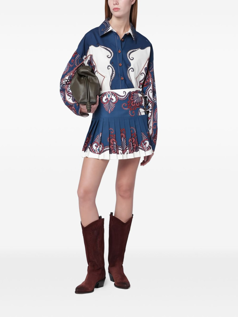 FARM RIO buckle-fastening mini skirt outlook