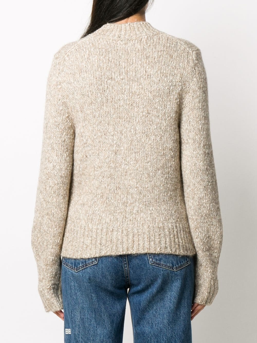 plain crew neck jumper - 4