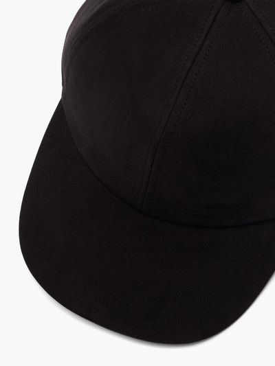 Rick Owens Cotton-moleskin baseball cap outlook