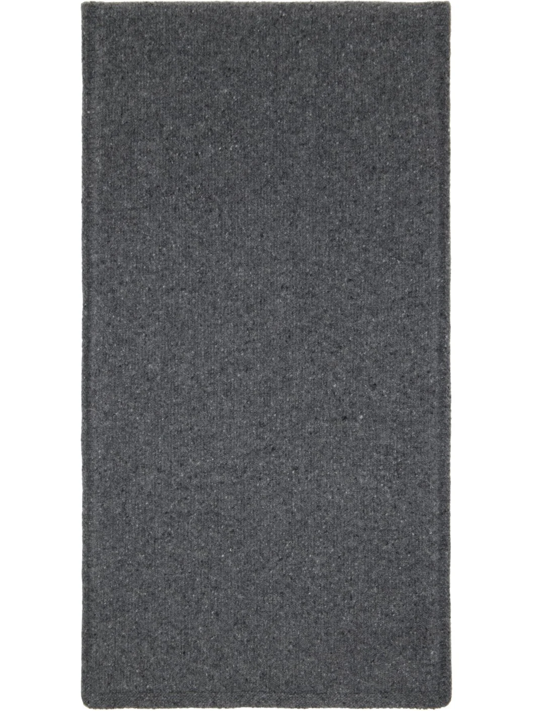 Gray Knitted Mouliné Scarf - 1
