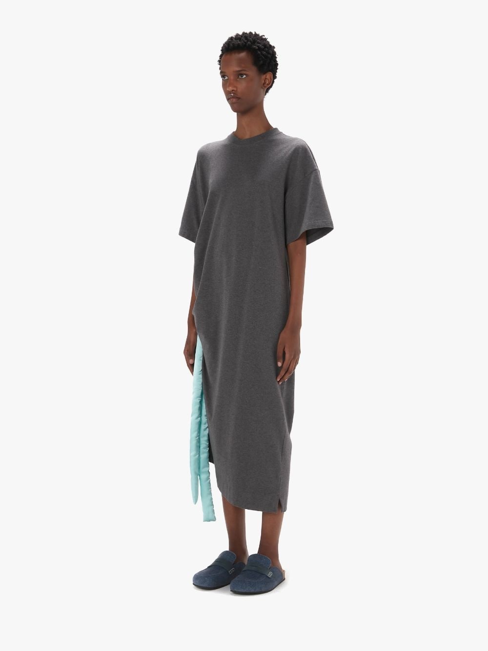 SATIN T-SHIRT DRESS - 4