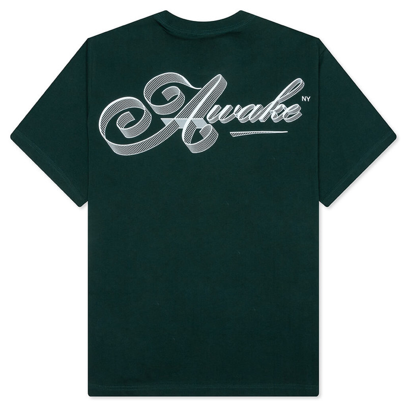 AWAKE NY SCRIPT TEE - GREEN outlook