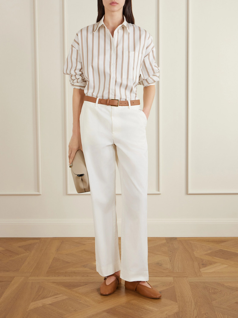 TWP Something Borrowed Striped Cotton-poplin Shirt outlook