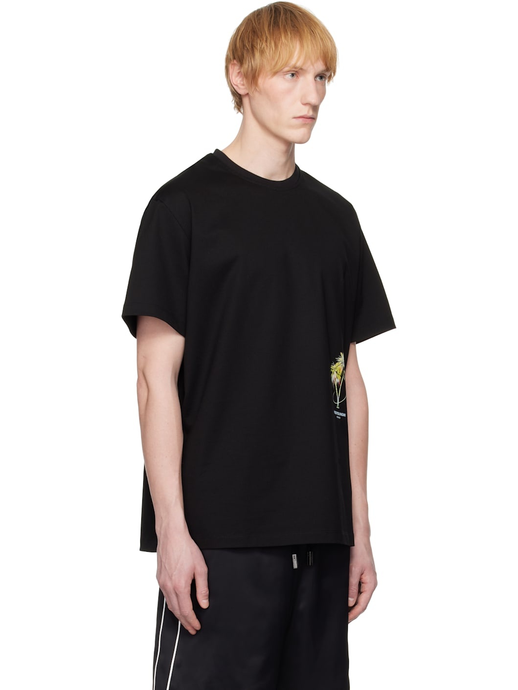 Black Palm Tree Graphic T-shirt - 2